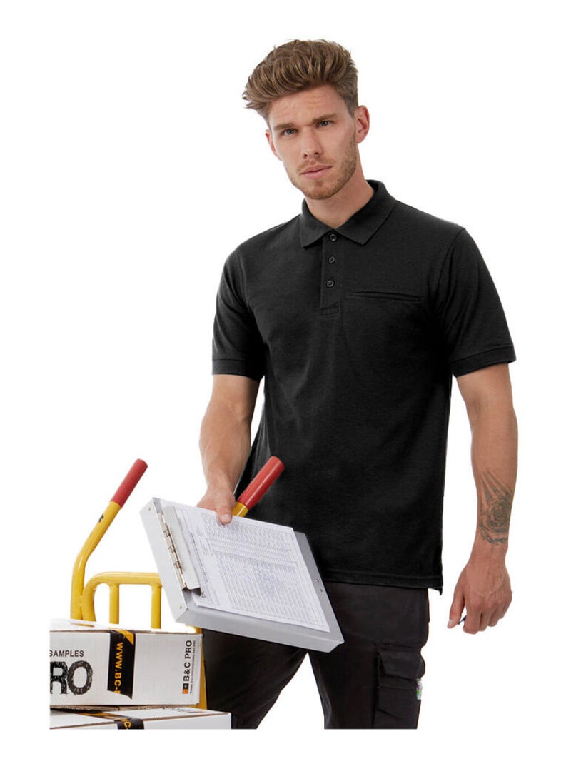 B&C - Polo ENERGY PRO Noir - Kiabi