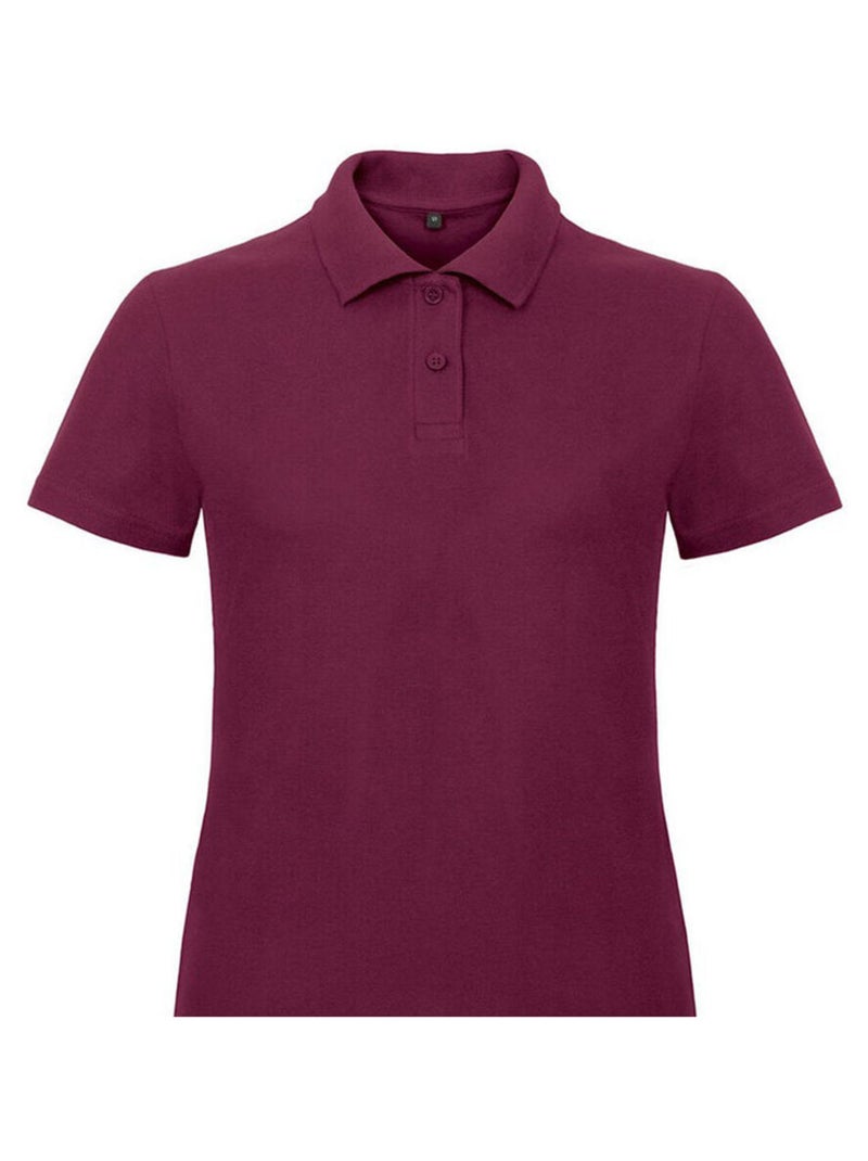 B&C - Polo ID.001 Bordeaux - Kiabi