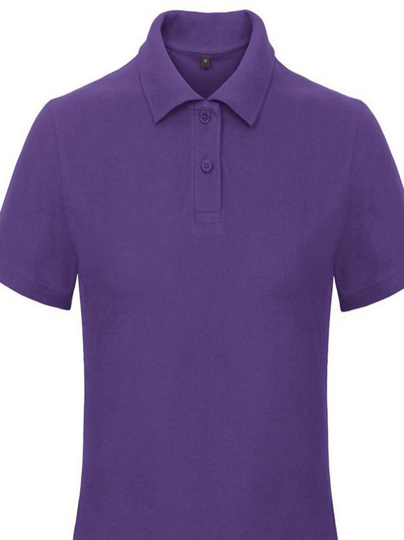 B&C - Polo ID.001 Violet - Kiabi