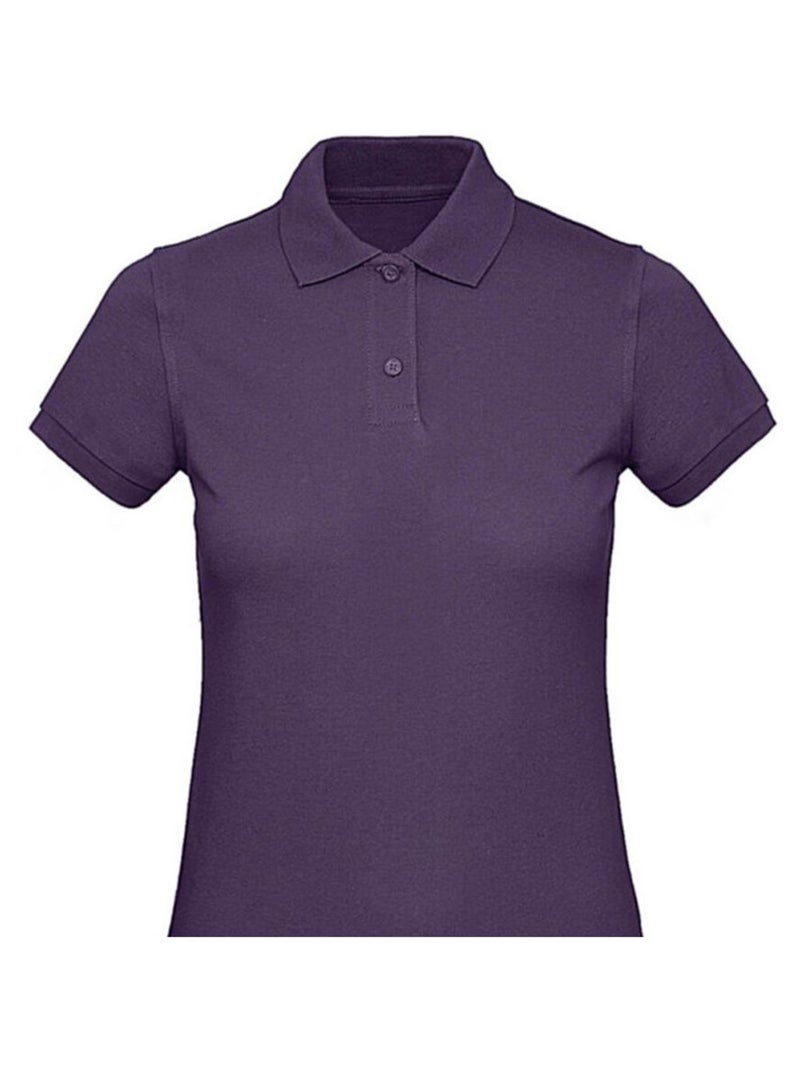 B&C - Polo INSPIRE Violet aubergine - Kiabi