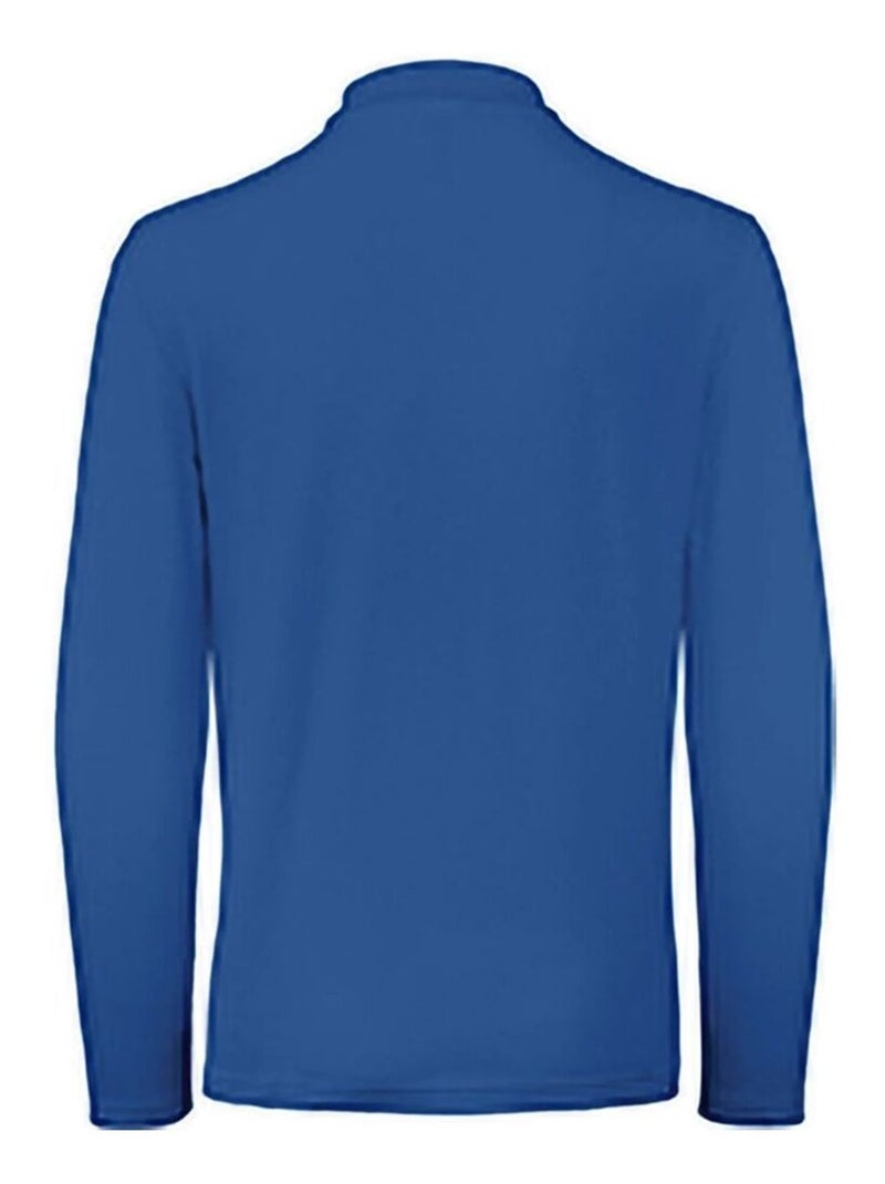 B&C - Polo manches longues ID.001 Bleu roi - Kiabi
