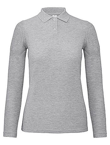 B&C - Polo manches longues ID.001