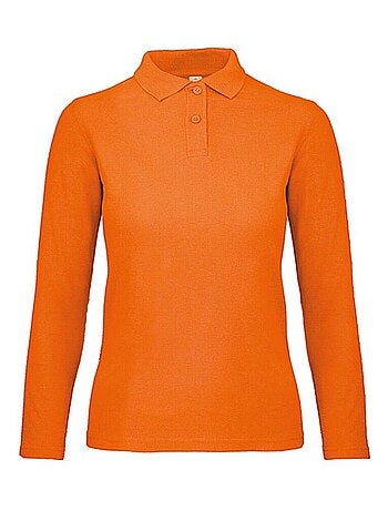 B&C - Polo manches longues ID.001