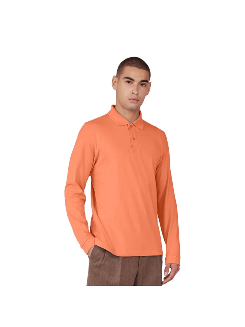 B&C - Polo motif/style uni MY POLO Corail - Kiabi