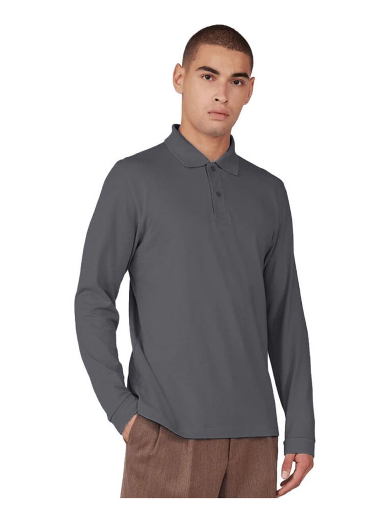 B&C - Polo motif/style uni MY POLO Gris foncé - Kiabi