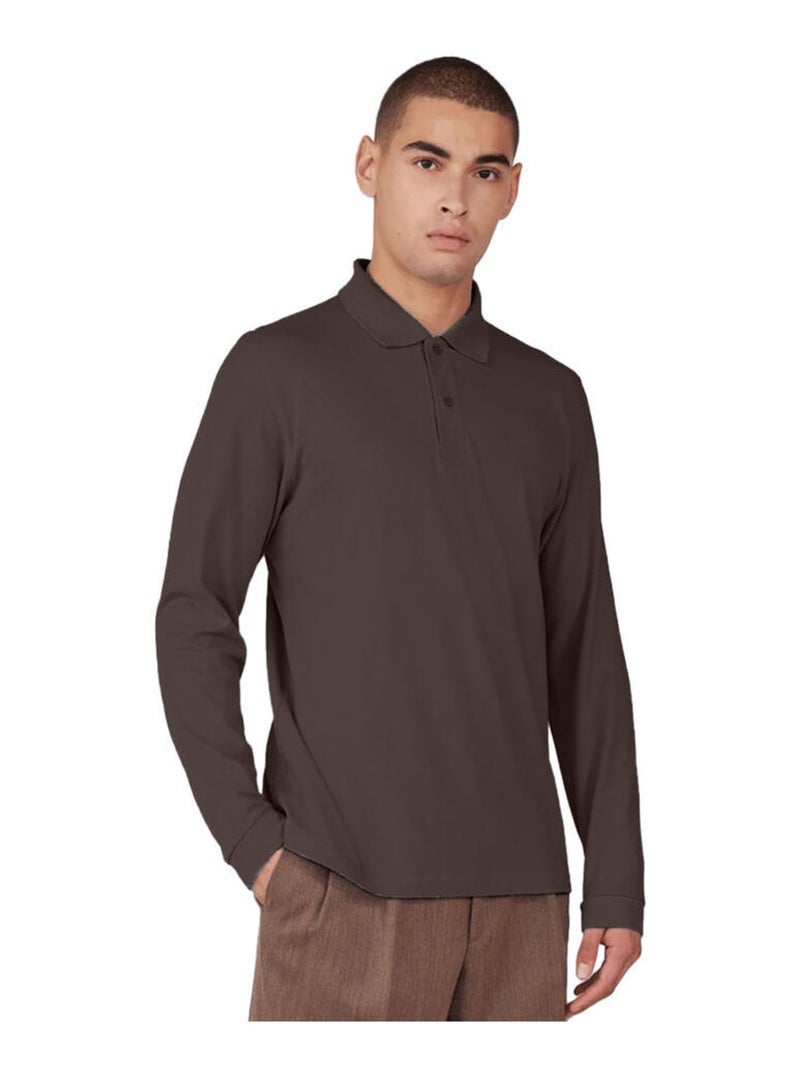 B&C - Polo motif/style uni MY POLO Marron cappuccino - Kiabi