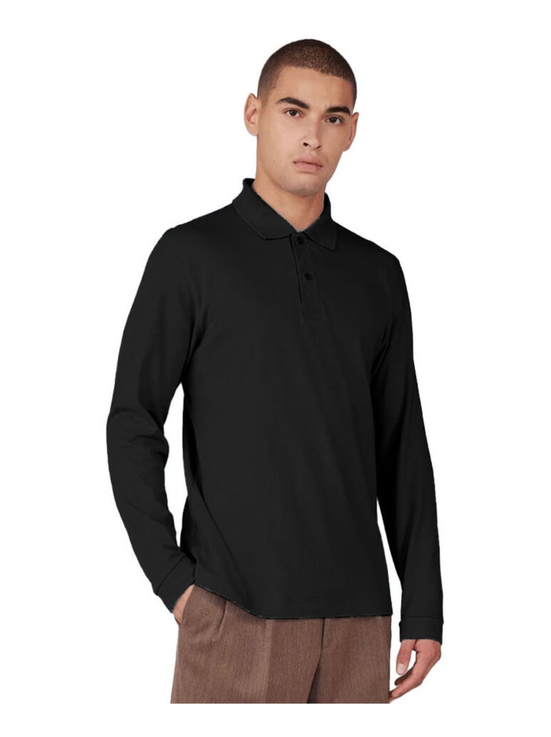 B&C - Polo motif/style uni MY POLO Noir - Kiabi