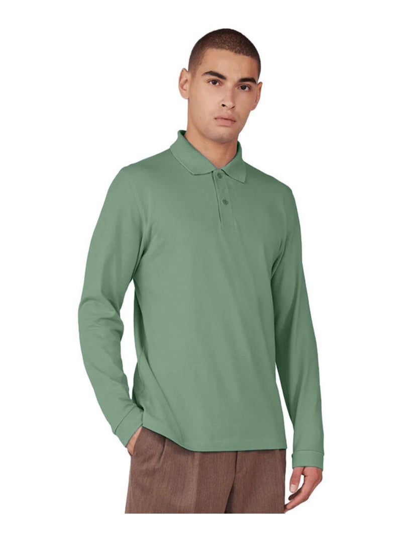 B&C - Polo motif/style uni MY POLO Vert - Kiabi