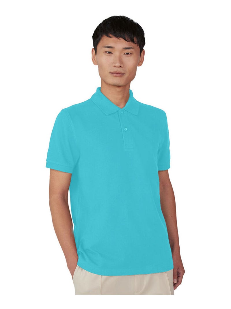 B&C - Polo MY Bleu turquoise - Kiabi