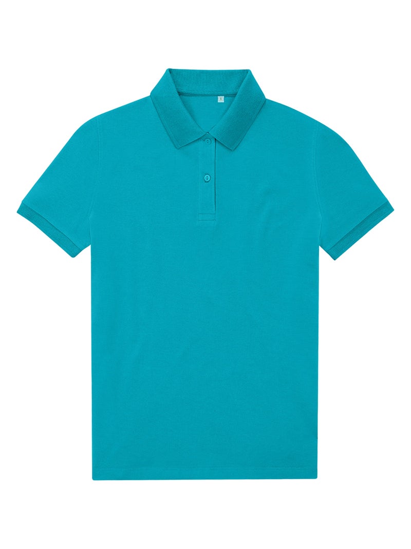 B&C - Polo MY ECO Bleu turquoise - Kiabi