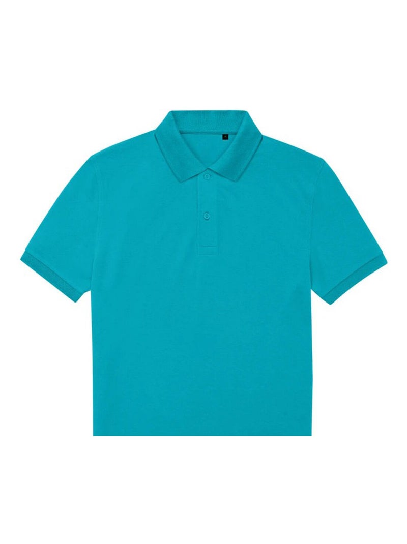 B&C - Polo MY ECO Bleu turquoise - Kiabi