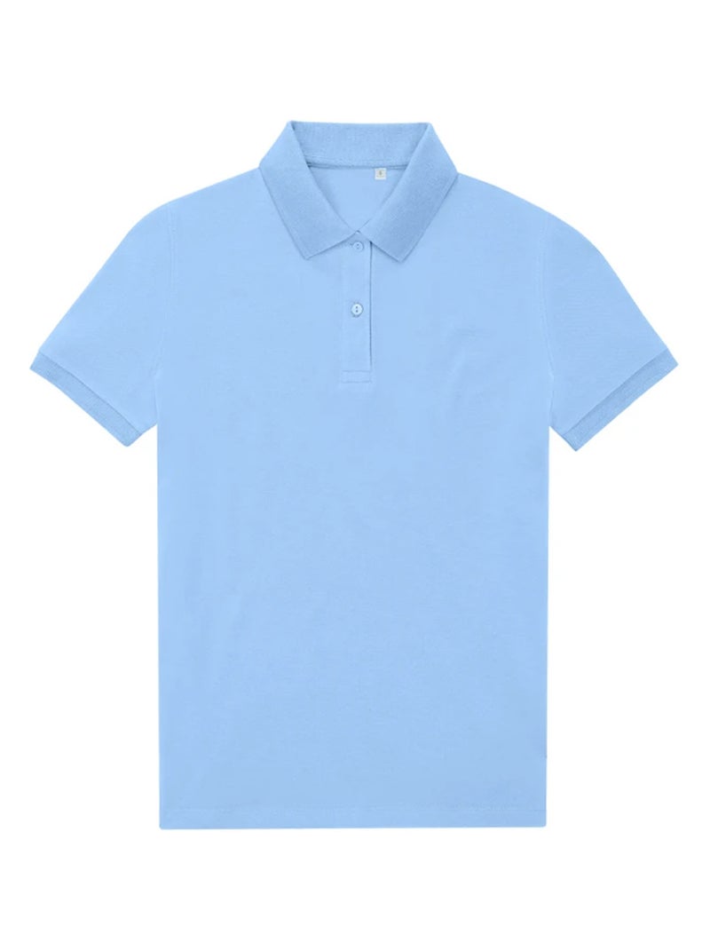 B&C - Polo MY ECO POLO Bleu - Kiabi