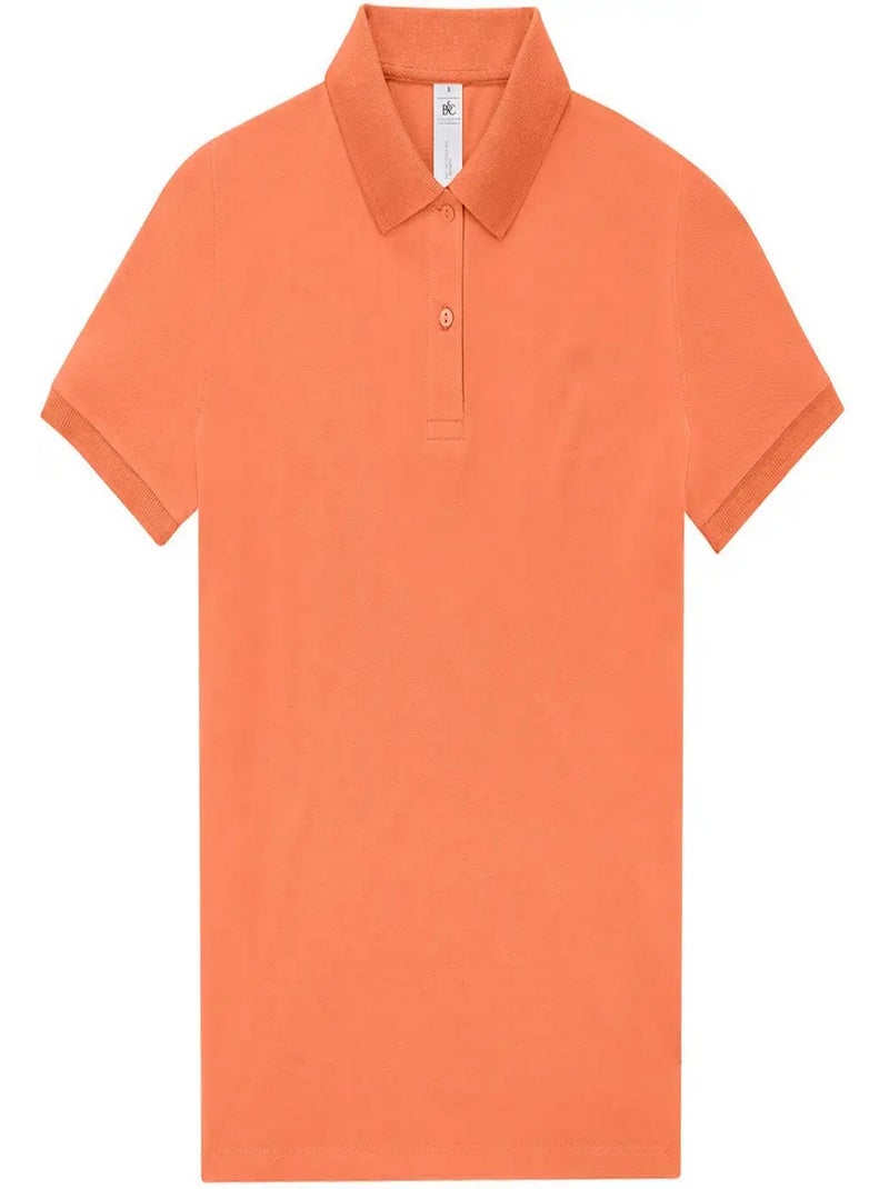 B&C - Polo MY POLO Orange corail - Kiabi
