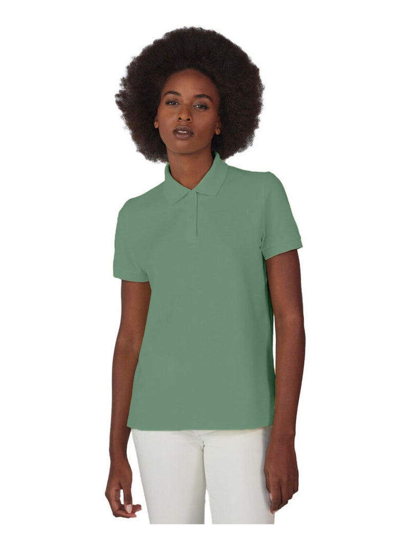 B&C - Polo MY POLO Vert - Kiabi