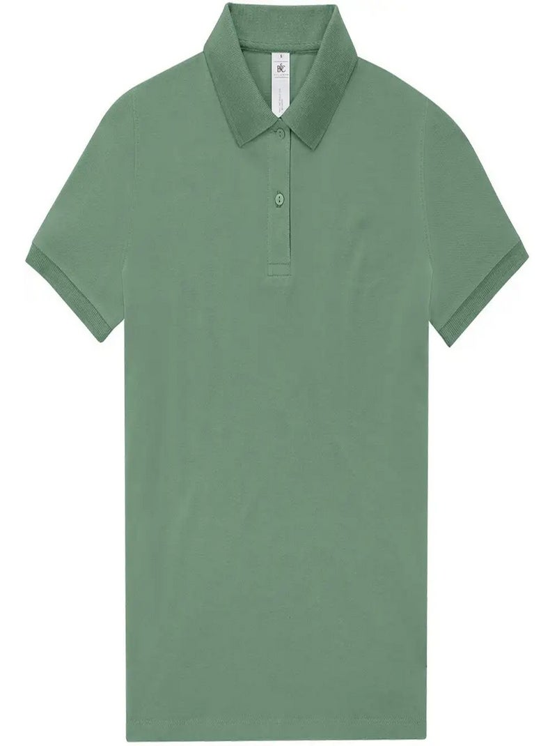 B&C - Polo MY POLO Vert - Kiabi