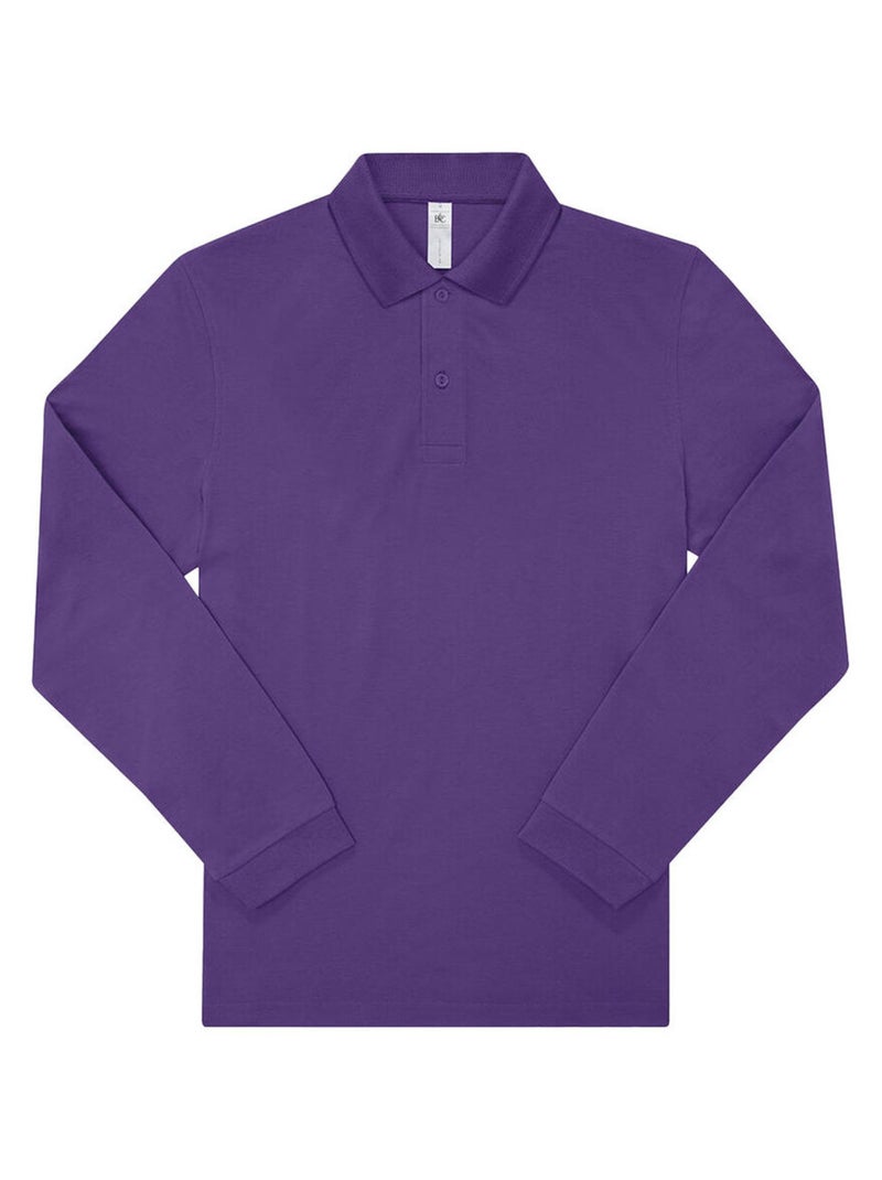 B&C - Polo MY POLO Violet - Kiabi