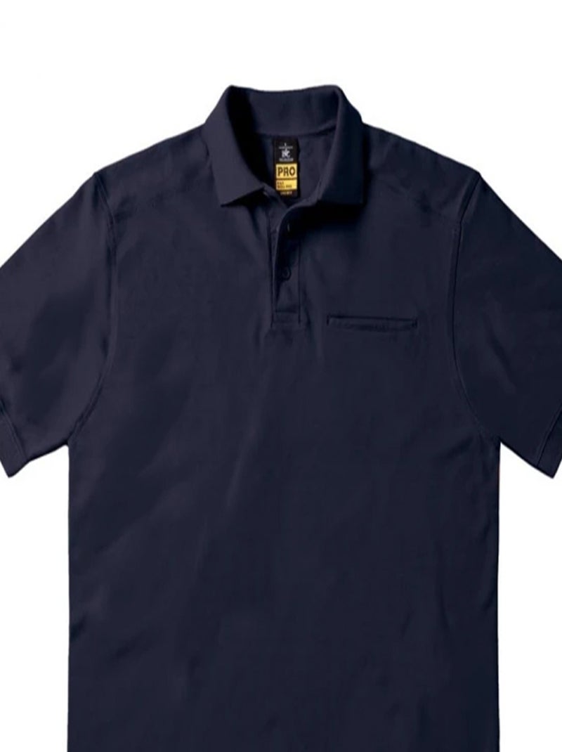 B&C - Polo SKILL PRO Bleu marine - Kiabi
