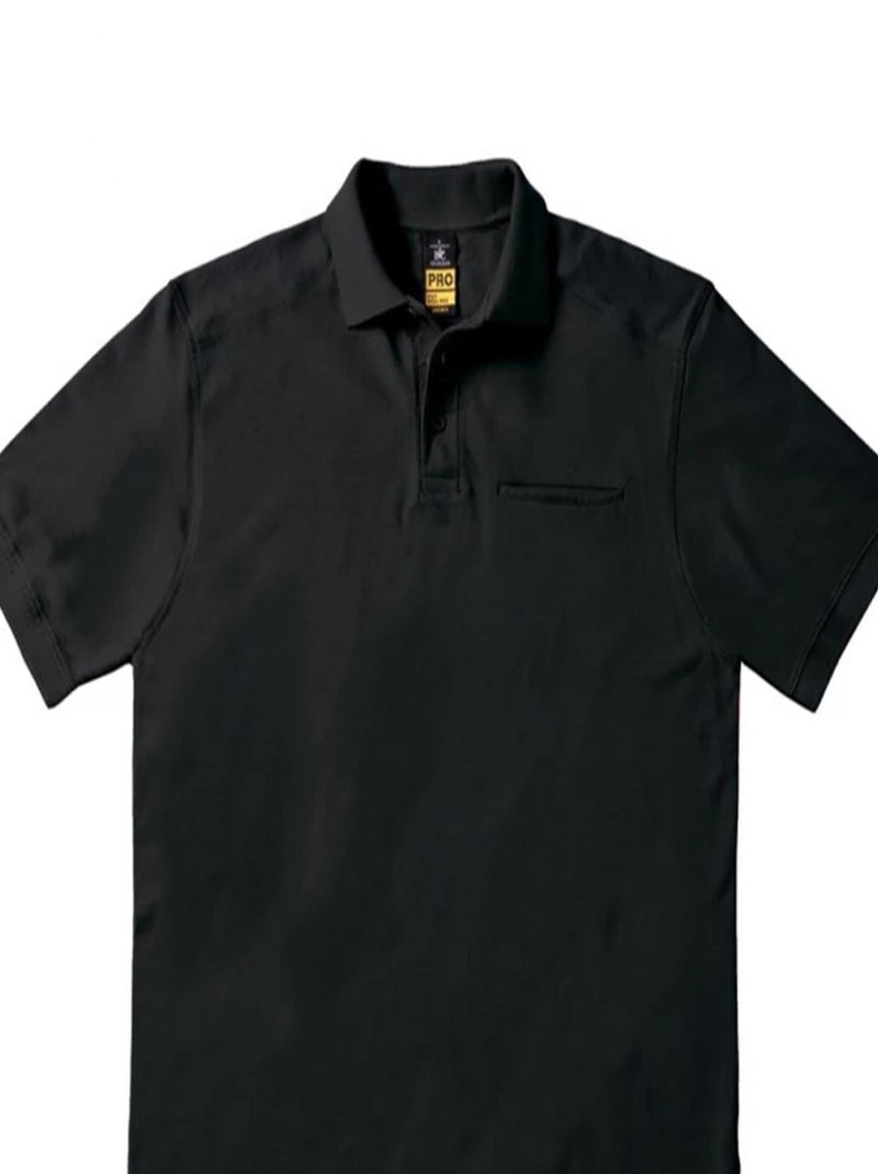 B&C - Polo SKILL PRO Noir - Kiabi