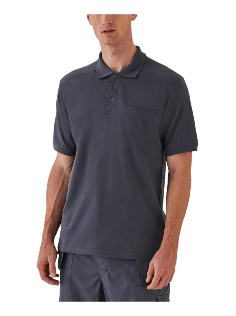 B&C - Polo travail SKILL PRO Gris foncé - Kiabi