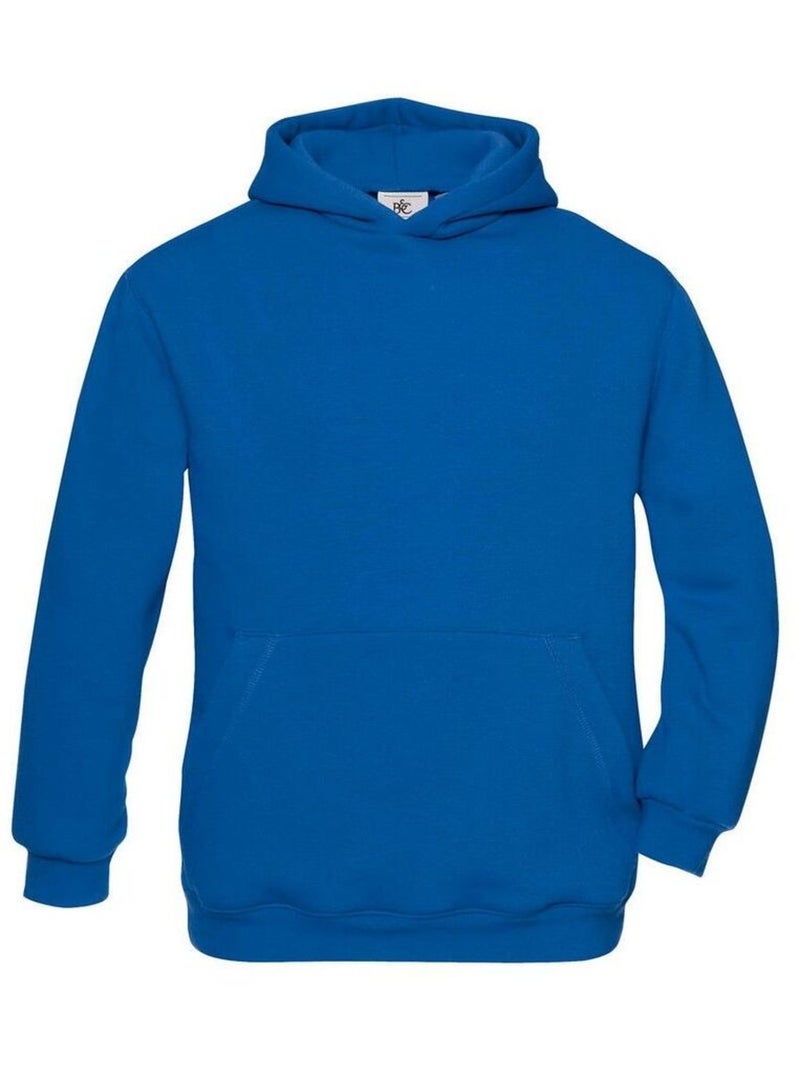 B&C - Sweat à capuche Bleu roi - Kiabi