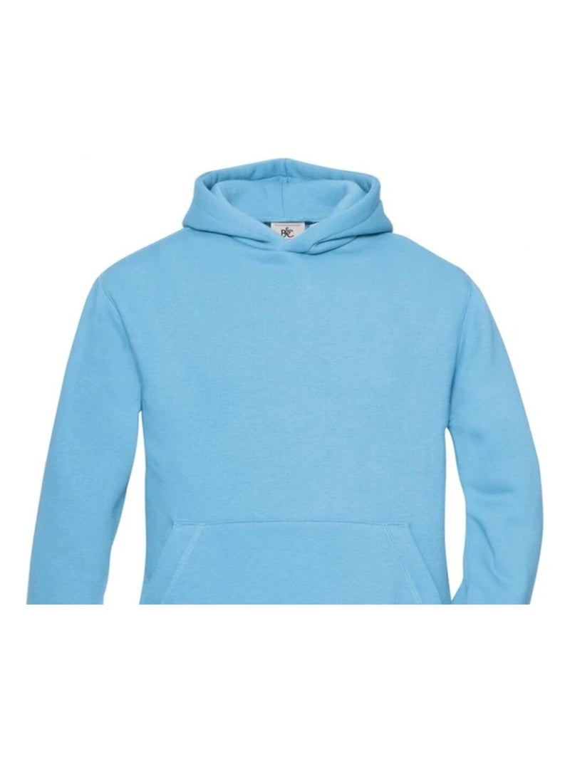 B&C - Sweat à capuche Bleu turquoise - Kiabi