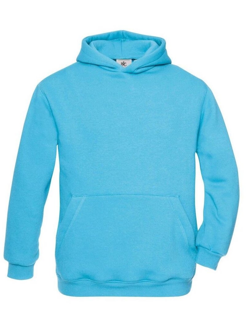 B&C - Sweat à capuche Bleu turquoise - Kiabi