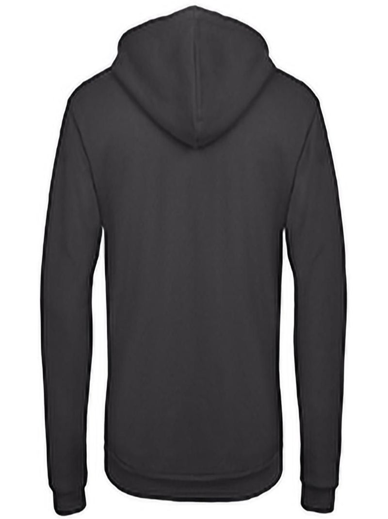 B&C - Sweat à capuche et fermeture zippée unisexe Gris Gris anthracite - Kiabi