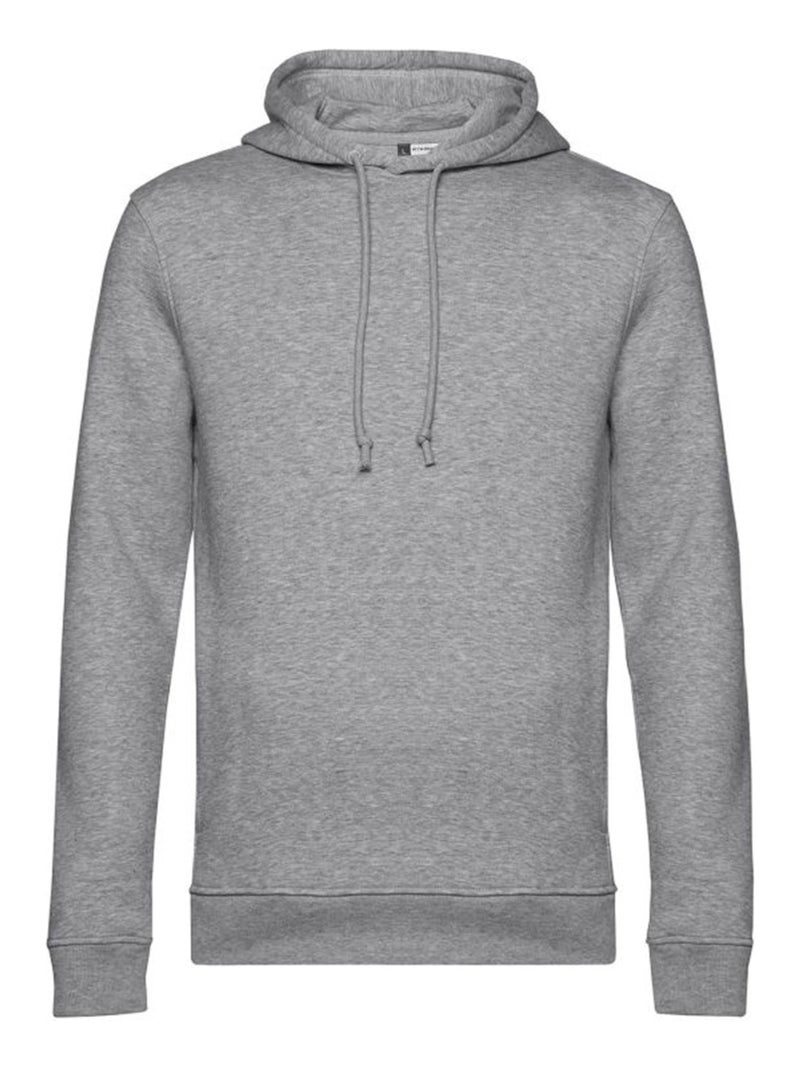 B&C - Sweat à capuche Gris chiné - Kiabi
