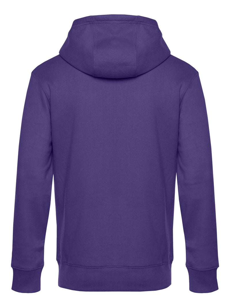 B&C - Sweat à capuche motif/style uni # Violet aubergine - Kiabi
