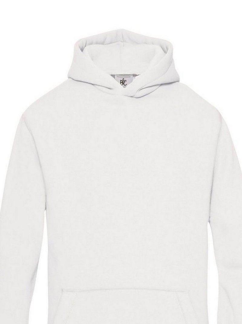 B&C - Sweat à capuche motif/style uni Blanc - Kiabi