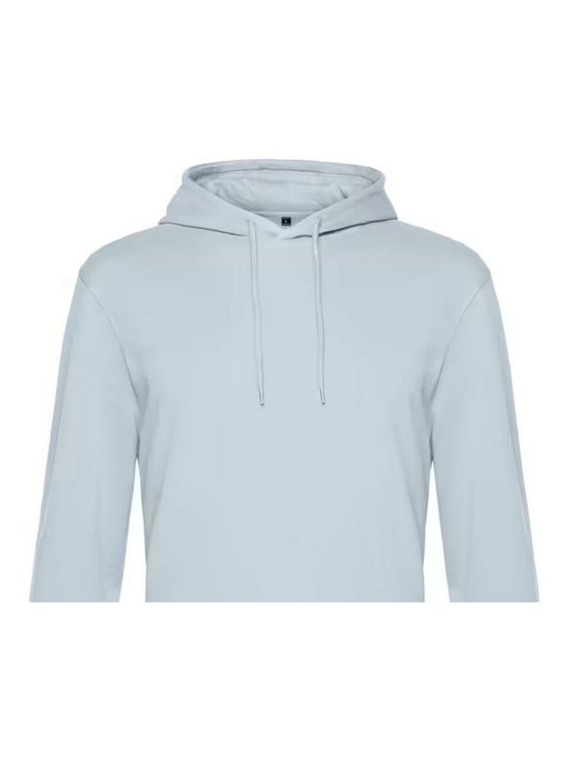 B&C - Sweat à capuche motif/style uni Bleu clair - Kiabi