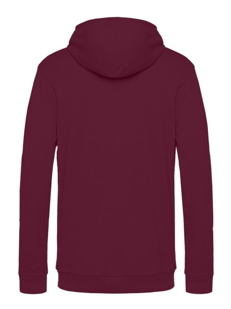 B&C - Sweat à capuche motif/style uni Bordeaux - Kiabi