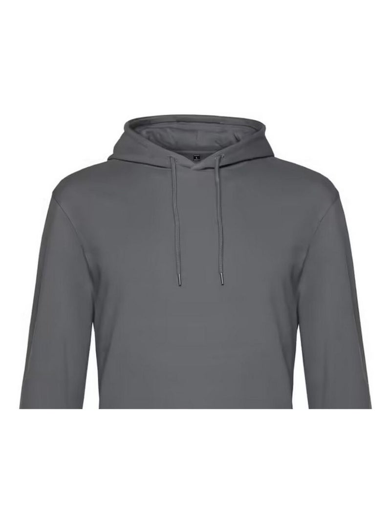 B&C - Sweat à capuche motif/style uni Gris - Kiabi