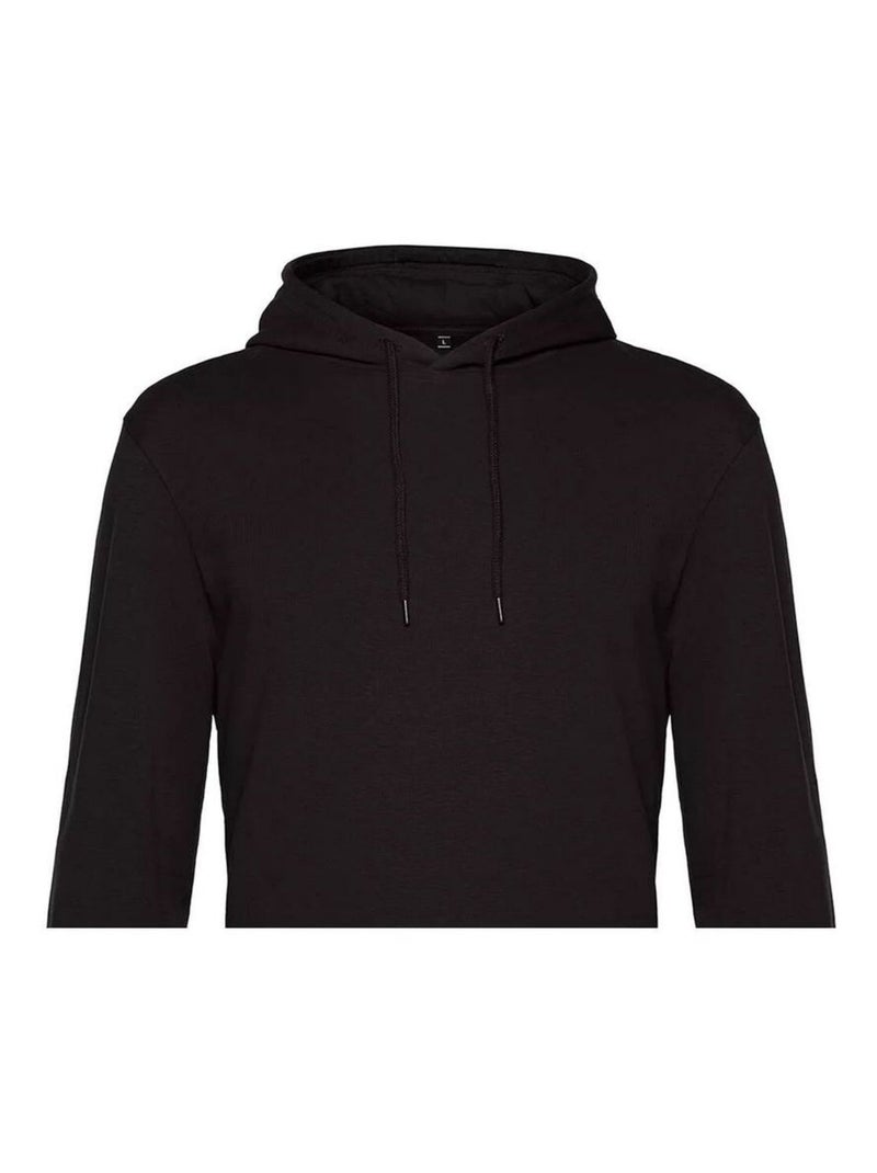 B&C - Sweat à capuche motif/style uni Noir - Kiabi