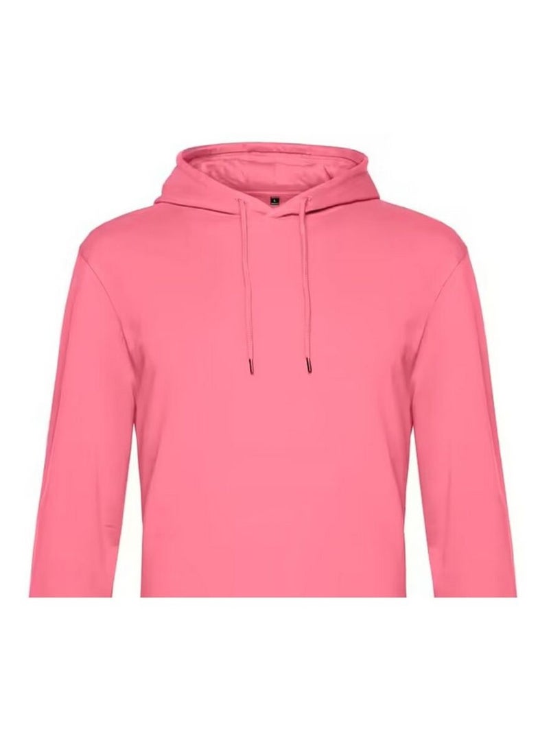 B&C - Sweat à capuche motif/style uni Rose - Kiabi