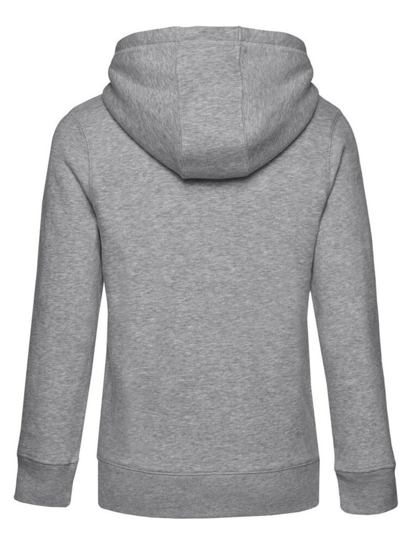 B&C - Sweat à capuche QUEEN Gris chiné - Kiabi