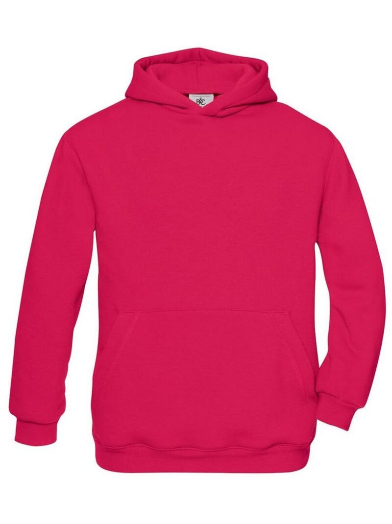 B&C - Sweat à capuche Rouge bordeaux - Kiabi