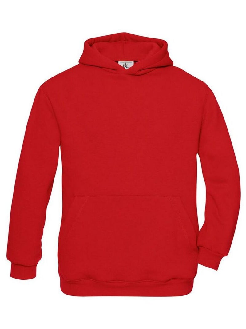 B&C - Sweat à capuche Rouge - Kiabi