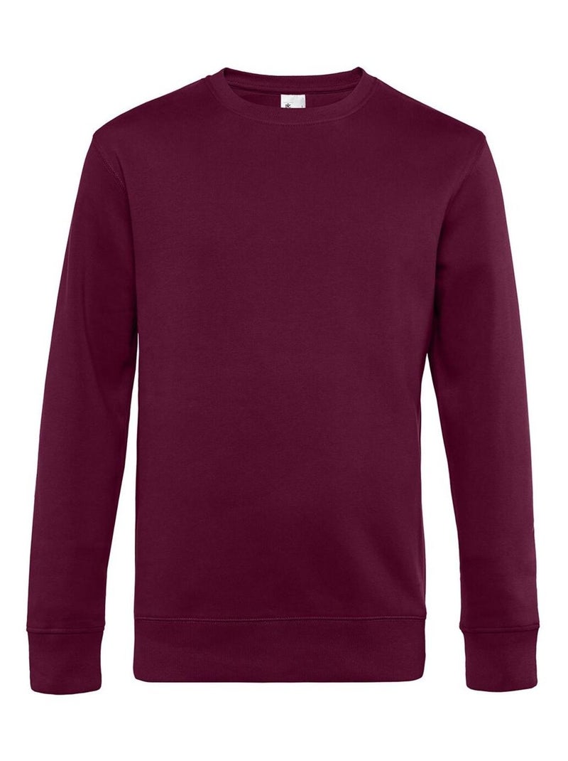 B&C - Sweat KING Rouge pourpre - Kiabi