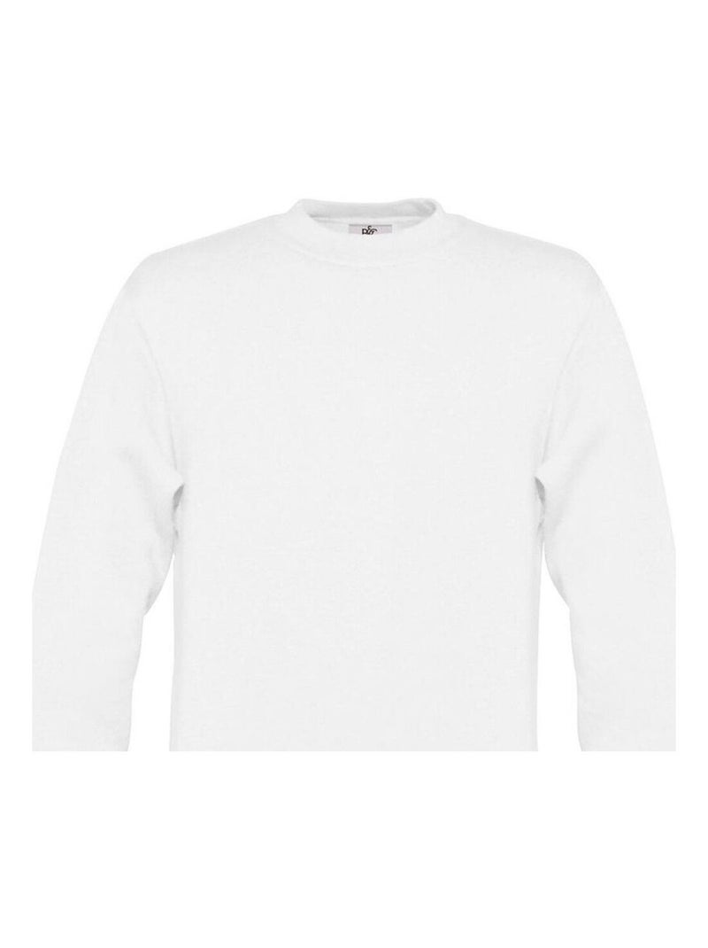 B&C - Sweat manches cousues Blanc - Kiabi
