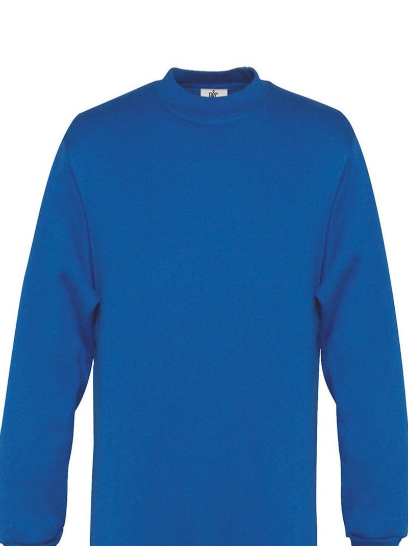 B&C - Sweat manches cousues Bleu roi - Kiabi