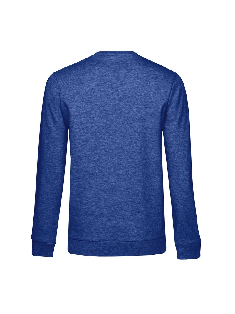 B&C - Sweat manches cousues Gris froid/Bleu - Kiabi