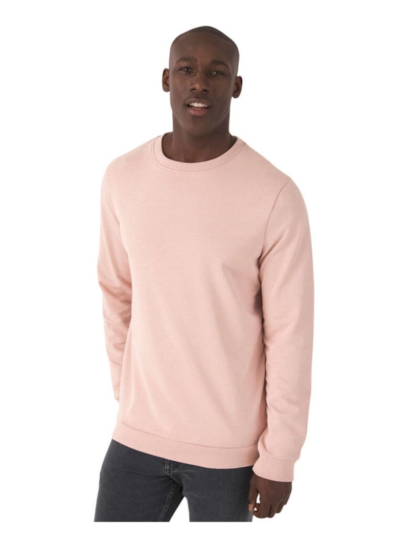 B&C - Sweat manches cousues Rose pâle - Kiabi