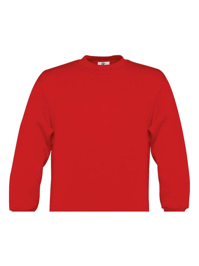 B&C - Sweat manches cousues Rouge - Kiabi