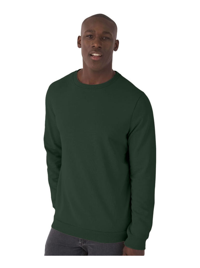 B&C - Sweat manches cousues Vert forêt - Kiabi
