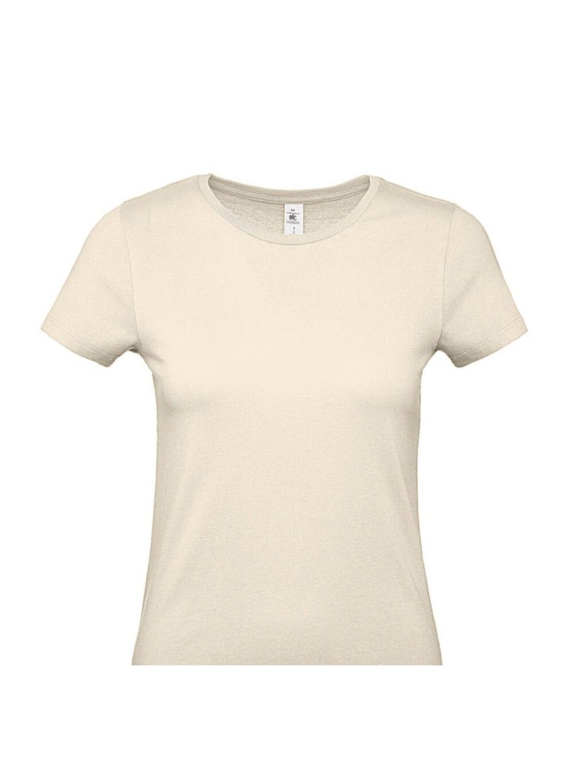 B&C - T-shirt #E150 Blanc Beige - Kiabi
