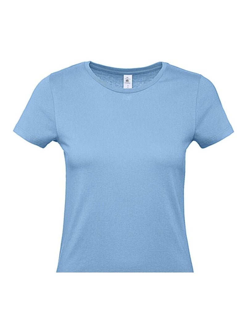 B&C - T-shirt #E150 Bleu ciel - Kiabi