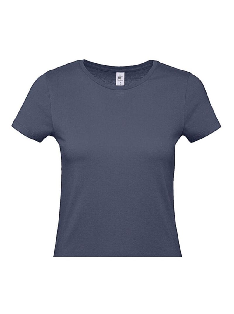 B&C - T-shirt #E150 Bleu marine - Kiabi