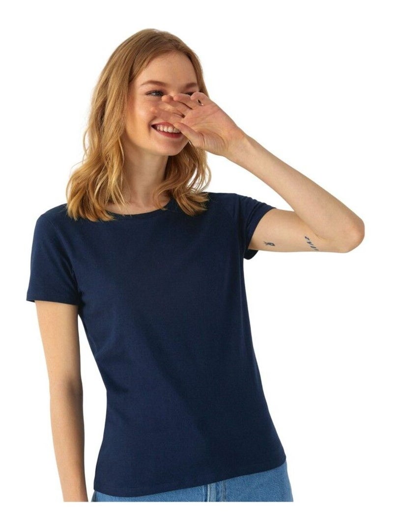 B&C - T-shirt #E150 Bleu marine - Kiabi