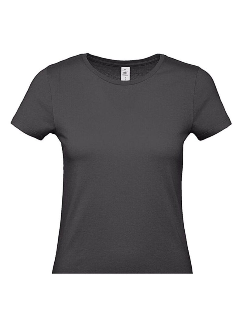 B&C - T-shirt #E150 Noir ébène - Kiabi
